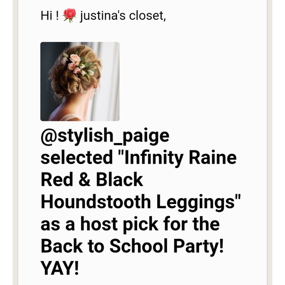 Last! Infinity Raine Houndstooth Print Leggings - Picture 4 of 5